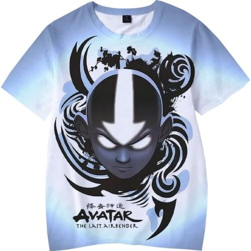 Summer T-Shirt Avatar The Last Airbender Anime 3D Print Men Women Streetwear Harajuku T-Shirt Boy Girl Fashion Top
