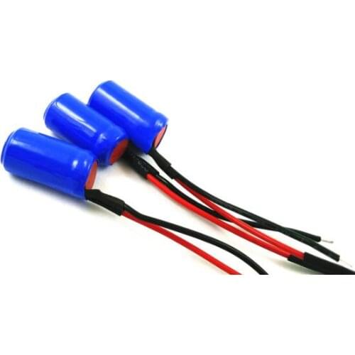 1PCS ICR10180 100MAH 3.7V lithium battery with cable 10180