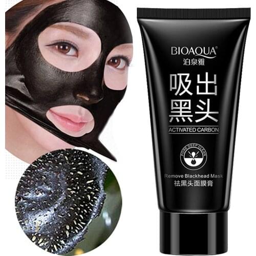 H Bioaqua Face Skin Care Suction Nose Blackhead Remover Acne Treatment Masks Peeling Peel off Black Head Mud Facial Mask