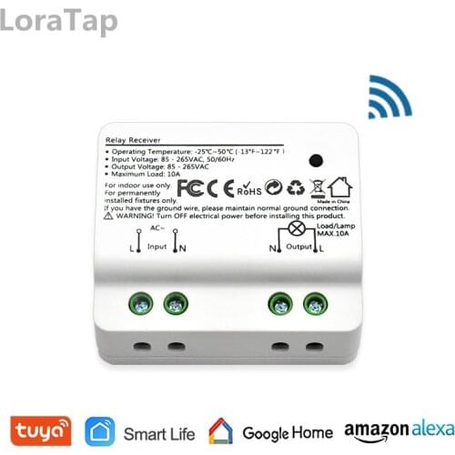 WiFi Light Switch Module 15A App Remote Control, Google Home Amazon Alexa Echo Voice Control, Timer Function for Light Lamps