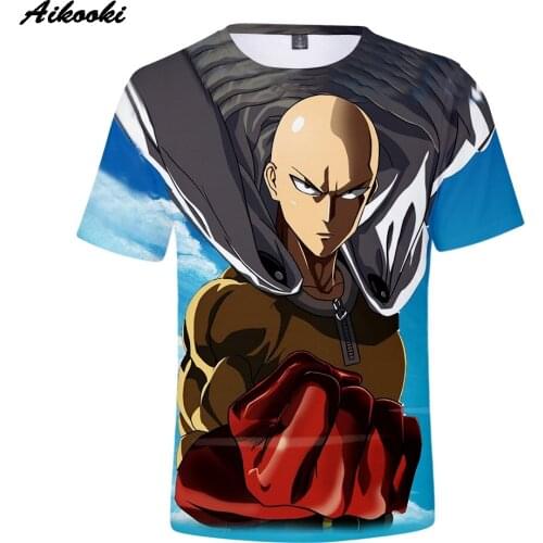 2021 Fashion T-shirts One punch man Women Men 3D Tees Fashion Summer T-shirt Print one punch man t-shirts Short Sleeve Men Tops