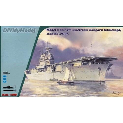 DIYMyModeI USS Yorktown CV5 1:200 DIY Handcraft Paper Model Kit Handmade Toy Puzzles Gift Movie prop
