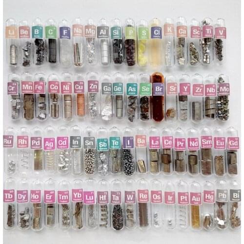 Glass seal element set Mini type 80 kinds metals