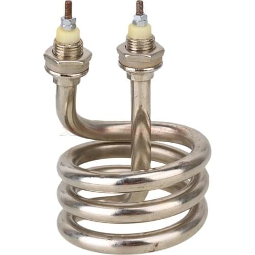 AC220V 2500W stainless steel heating pipe Electrical Element Helix Booster spring-type heating tube heat pipe
