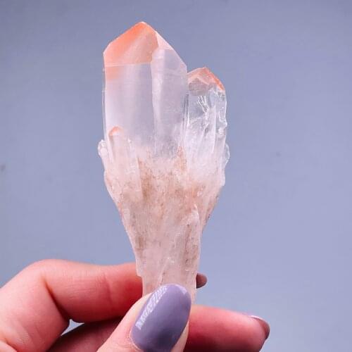 Natural crystal mineral carving crystal heart, beautiful craft home decoration