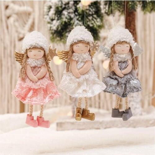 New Year Decor 2022 Christmas Elf Doll Natal Noel Navidad Angels Decor Christmas Angel Ornaments Christmas Tree Decoration 2022