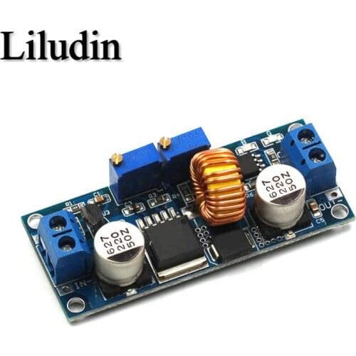 Blue 5A DC to DC CC CV Lithium Battery Step down Charging Board Led Power Converter Lithium Charger Step Down Module XL4015 B