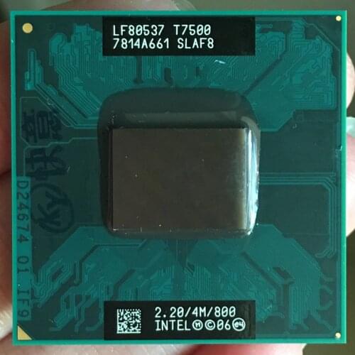 Intel Core 2 Duo T7500 CPU Laptop processor PGA 478 cpu 100% working properly