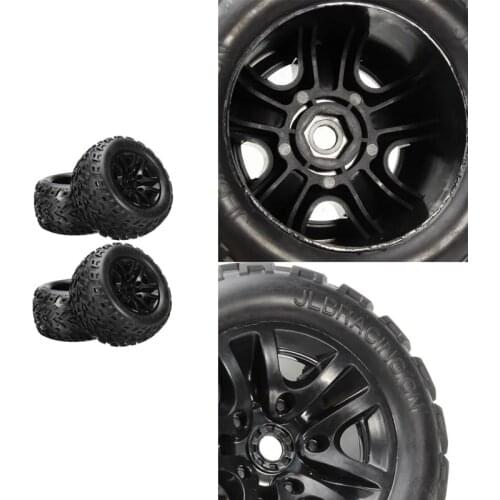 Bigfoot Wheel Tire Tyre EB1002 for JLB Racing CHEETAH 1/10 Brushless RC Car Parts Accessories