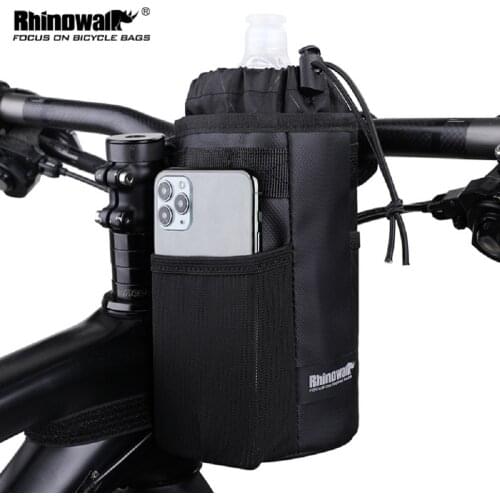 Rhinowalk Bike Handlebar Bag Bicycle Water Bottle Carrier Pouch Cycling Insulation Kettle Bag Riding Bag Bicycle Accessories