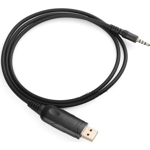 USB programming cable 3.5mm Y plug for Yaesu/Vertex Standard VX168 VX160 VX418 VX351 VX-2R/VX-3R/FT-60R etc walkie talkie