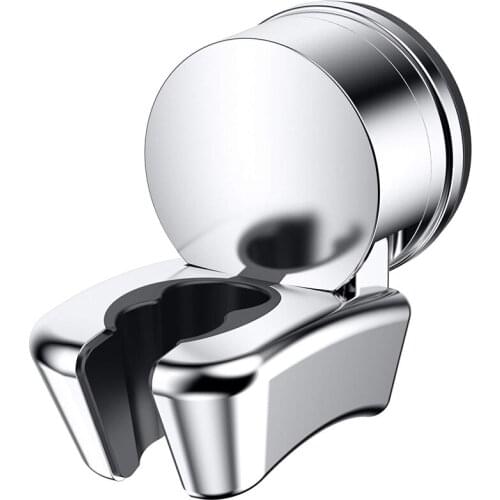 Vacuum Suction Cup Shower Head Holder 2 Spray Angle Handheld Shower Head Bracket Wall Mount Holder with Reusable Adhesive Stick