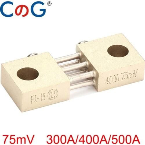 CG FL-19 300A 400A 500A 75mV High Quality Silver Welding Machine Brass Resistor DC Shunts For Current Analogue Panel Meter