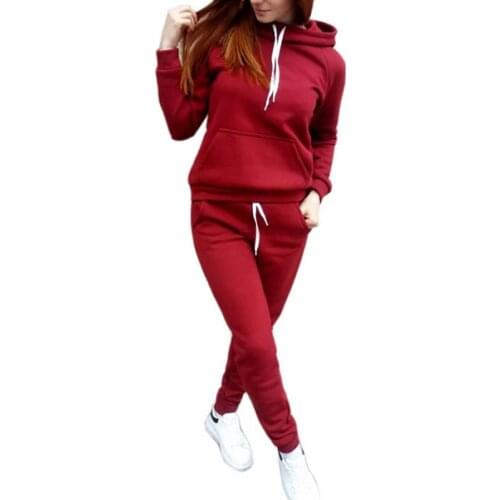Heilsa Women Fitness Yoga Set Gym Sports Running Hooded Tracksuit Jogging Dance Sport Suit Workout Clothing T-Shirt Pants Set
