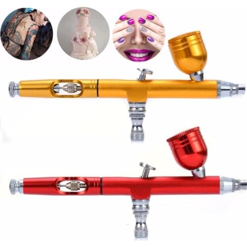 1pc Airbrush Tool Dual Action Gravity Feed 0.3mm Nozzle Spray Airbrush Nail Art Paint Tattoo Tool Kit Mayitr