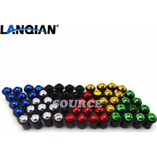 10PCS Aluminum Motorcycle Windscreen Windshield Bolts Screws Nut FOR kawasaki ZXr kaw-6R ZX-10R ER-6N ER-6F Z1000 Z800 2012 13