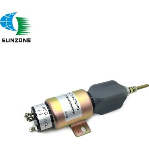 24V Engine Stop Solenoid 1751ES-24E7U1B1S5 Fuel Shutoff Solenoid 3864274 12V 1751ES-12E7U1B1S5