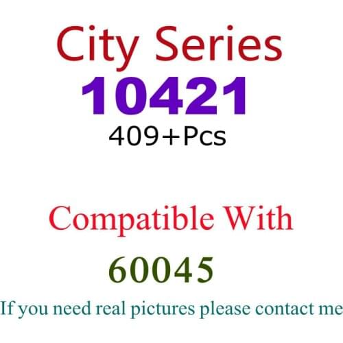 409Pcs 10421 Building Block Toy City Series 60045 Assembled Building Block Childrens Toy Gifts