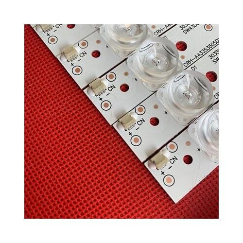 9Pieces/set For LED Backlight Screen 43 inch 43s9 43e390e 43e386e crh-a43353505014 5led