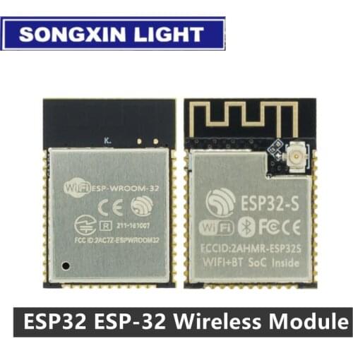 10PCS ESP32 ESP-32 Wireless Module ESP32-S ESP-WROOM-32 ESP-32S with 32 Mbits PSRAM IPEX/PCB Antenna with 4MB FLASH