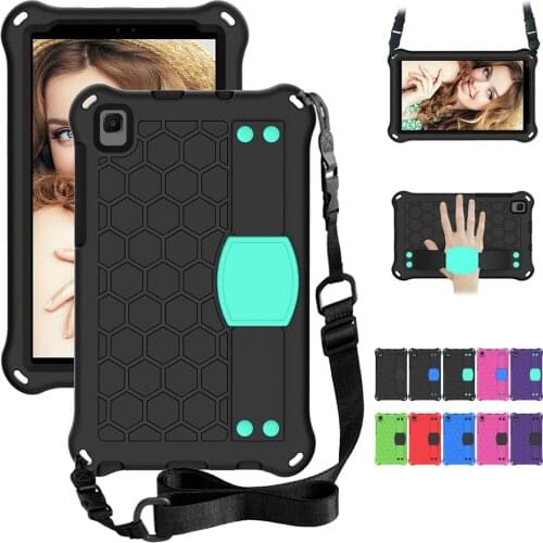 Portable Handle EVA Kids Case for Samsung Galaxy Tab A 8.0 with S Pen P200 P205 Shockproof Cover with Shoulder Strap