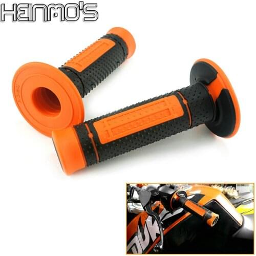 For KTM Duke RC 125 200 250 350 390 1290 400 450 500 530 R 7/8" 22mm Motorcycle Rubber Handlebar Grips Handle Gel Accessories