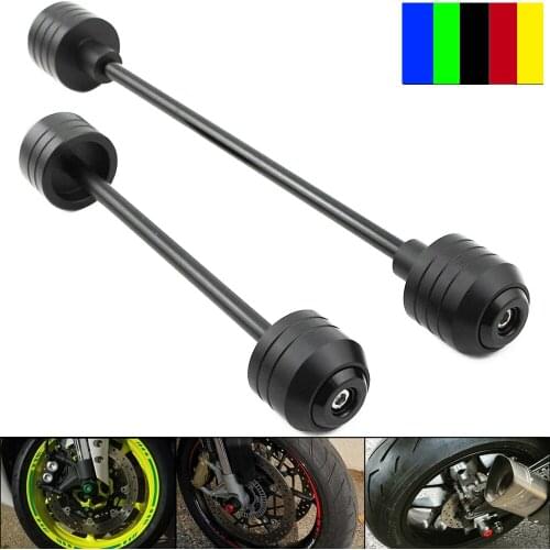 For SUZUKI GSX-R GSXR 1000 1300 Hayabusa 1999-2020 Front Rear Fork Axle Wheel Slider Crash Protector 2019 2018 2017 2016 2015