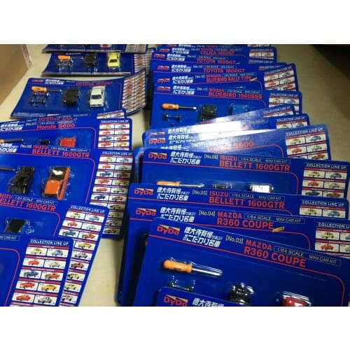 1/64 KYOSHO DyDo bellett honda nissan toyota Collection die-cast alloy assembled car decoration model toys