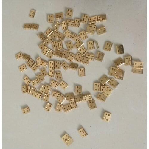 Mini Brass Hinge for small wooden Drawer Size:8mm x 10 mm, 100pcs/lot