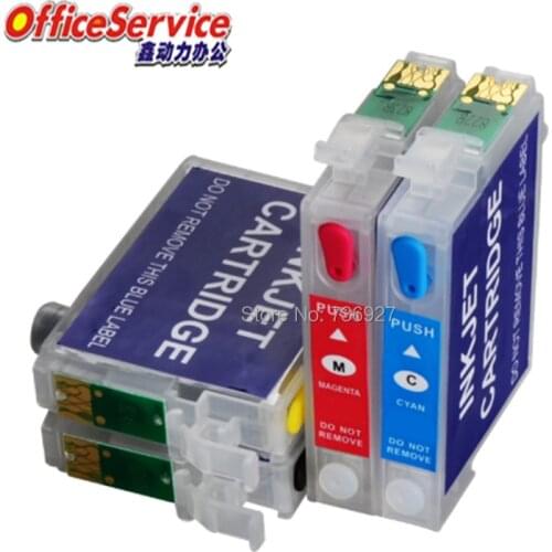 T1701 T1711 Refillable ink Cartridge For Epson XP-33/103/203/207/303/306/403/406/313/323/413/423 printer with chip