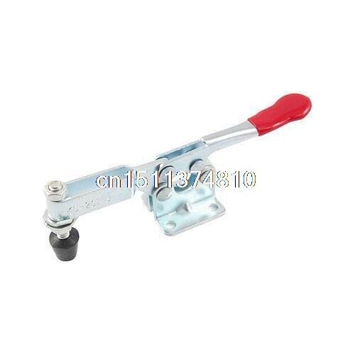 Rubber Cap Spindle Metal Horizontal 198 Lbs Holding Capacity Toggle Clamp