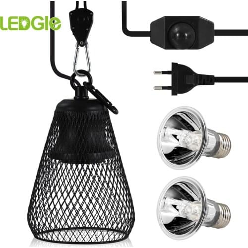 UVA+UVB 2.0 Reptile Lamp Set Clip-on Bulb Lamp Holder Turtle Tortoises Lizard Pet Sunlight Basking Heat Light Heating Lamps Kit