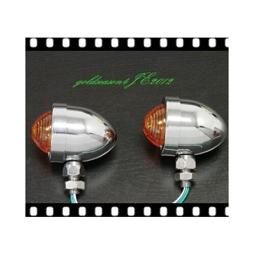 Amber TURN SIGNAL Bullet LIGHT for Harley Electra Glide Touring Ultra Softai
