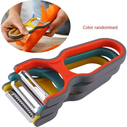 3PCS Vegetable Peeler Set Magic Trio Peeler Multifuction Vegetable Slicer Shredder Peel Slicer Shredder Peeler Julienne Cutter