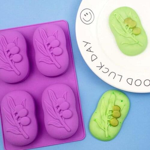 4Pcs Olive Tree Silicone Mold Handmade Soap Mold Cake Mold Moulds for Soap making