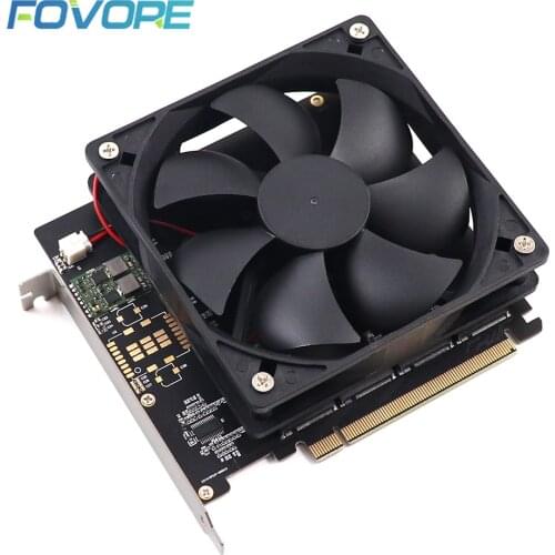 M.2 to PCIe adapter PCIe 4.0 X16 4 port M.2 NVME M Key SSD converter PCI express to M2 adapter VROC RAID Expansion Card