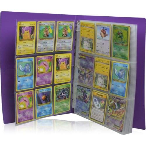 180pcs PVC Novelty Playing Cards Holder Album 6x9cm Game Cards Collection Book Wallets Sleeves Set Album