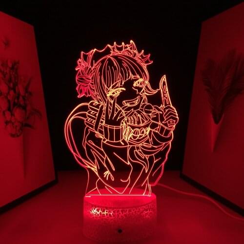 Anime LED Night Light for Childrens Couples Festival Birthday Gifts USB Charging Neon Lamp7 Colors With Remote Control