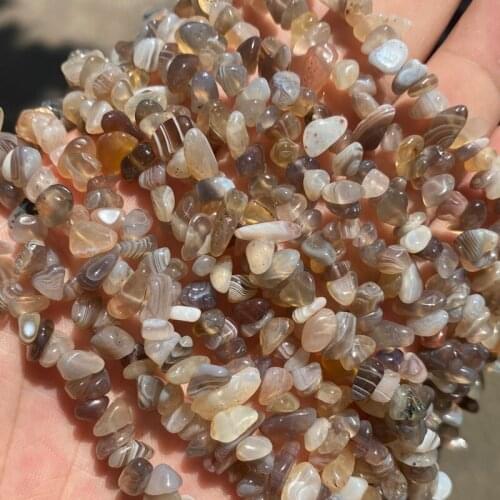 5-8mm Natural Stone Persian Guff Agate Stone Beads Irregular Natural Chip Beads Diy Bracelet Jewelry Making Beads 34'' Strand