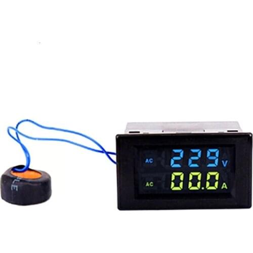 KKMOON AC80-500V Voltage Meter Current Meter Tester D85-2042A Double Digital Display LCD Voltmeter Ammeter Monitor Panel