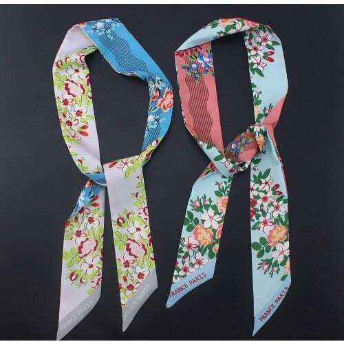 Floral Fashion Style New Arrival Lady Riband Bags Scarf Small Ribbon Hair Band Child Bandeaus Choker Drop Shipping BD147