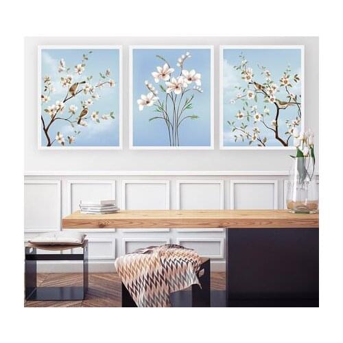 DIY Flower Home Decoration Wall Sticker Living Room Bedroom Modern Wall Decal Poster wallstickers adesivo de parede