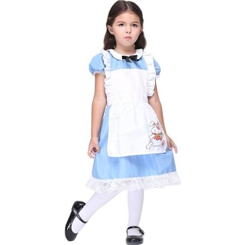 EK027 wholesale Childrens clothing Cosplay Princess Dresses Alice childrens clothing Performance Dance Dress