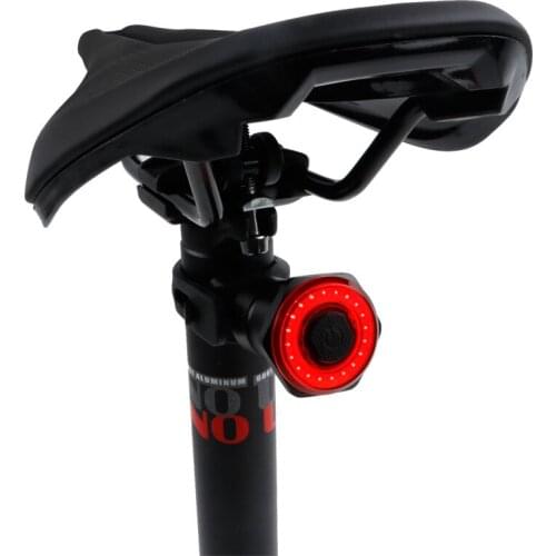 Cross-border smart brake induction taillights road bikes mountain bike bicycle lights usb charging taillights warning lights