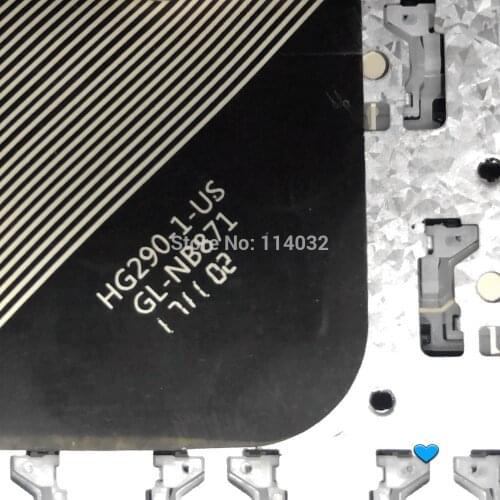 Laptop Keyboard HG290-1-US JM-290 GL-NB87 YXT-NB93-54 MB2904005 YXT-NB93-52 MB2904002 YXT-NB91-25 SCDY-290-4-2 PRIDE-K2938 DK290
