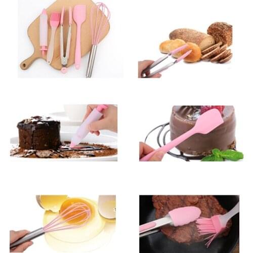 Kitchen Baking Tool Set Egg Beater Spatula Oil Brush Food Tong Cake Decorating Pen Kitchen Utensil Set Kitchen Tools