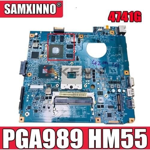 Akemy 48.4GY02.031 Motherboard for ACER 4741G MS2203 MS2206 Laptop Motherboard PGA989 HM55 DDR3 100% Test Work