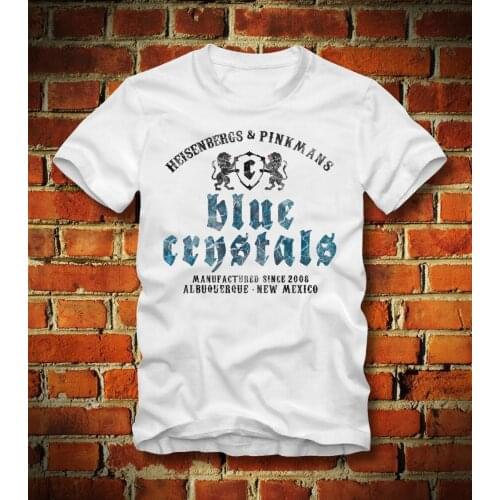 Men 2019 Brand Clothing Tees Board Rippaz T Shirt Blue Breaking Bad Heisenberg Pink man Mr. White comfortable Male T-Shirt