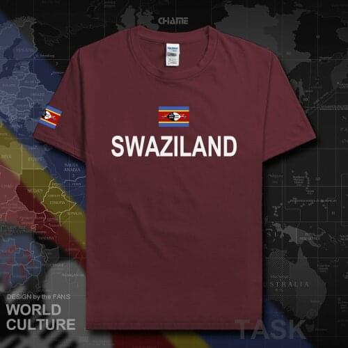 Kingdom of eSwatini SWZ mens t shirt 2018 jersey hip hop nation cotton t-shirt fitness brand clothes tees country flag summer