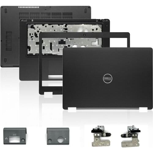 New Top Case For Dell Latitude E5490 Series Laptop LCD Back Cover/Front Bezel/Palmrest Upper Case/Bottom Case Black No Touch